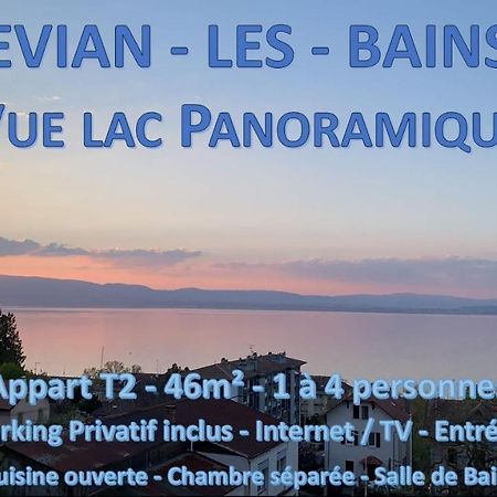 Vue Lac Panoramique Lägenhet Évian-les-Bains Exteriör bild